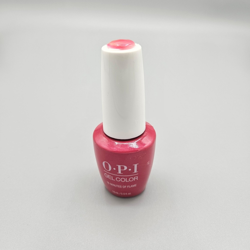 OPI GelColor 15‎ Minutes of Flame GC H011 Fuchsia Pink Shimmer Nail Polish 0.5oz